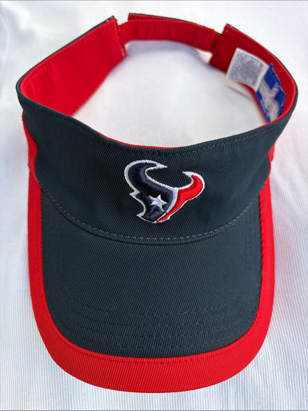 NFL Men's Red and Navy Houston Texans Visor